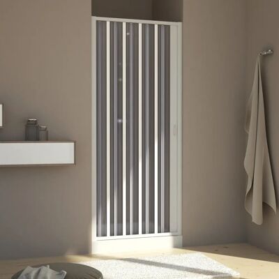 Idralite Puerta de ducha extensible de PVC - Aura Lateral 90 cm Idralite Puerta de ducha extensible de PVC - Aura Lateral 90 cm