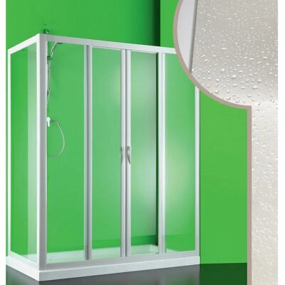 Forte Mercurio 2 Mampara de ducha rectangular - Acrílico, 80x150cm Forte Mercurio 2 Mampara de ducha rectangular - Acrílico, 80x150cm