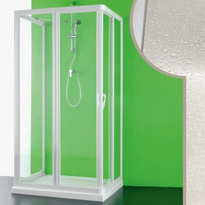 IDRALITE Venere 185cm Weiß Duschecke - Duschkabine IDRALITE Venere 185cm Weiß Duschecke - Duschkabine