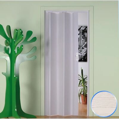 Porte Pliée Forte 83x214 Pin Blanc - Économiseur d'Espace Intérieur - Publicité Porte Pliée Forte 83x214 Pin Blanc - Économiseur d'Espace Intérieur - Publicité