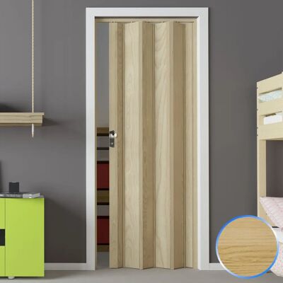 Puerta plegable interior Forte Luciana - PVC 88,5x214cm Haya Puerta plegable interior Forte Luciana - PVC 88,5x214cm Haya
