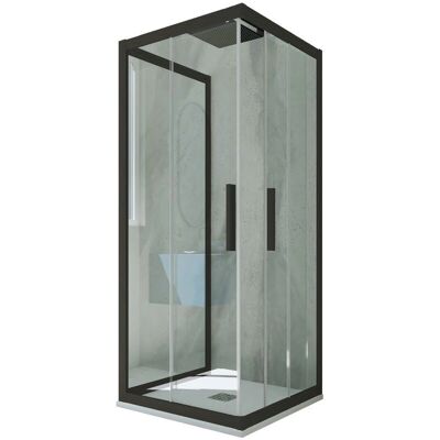 Forte - Mampara de ducha 3 lados reversible - Vidrio 6mm Forte - Mampara de ducha 3 lados reversible - Vidrio 6mm