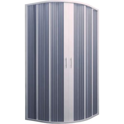 Idralite Flex Mampara de ducha semicircular blanca - Tipo de ducha Idralite Flex Mampara de ducha semicircular blanca - Tipo de ducha