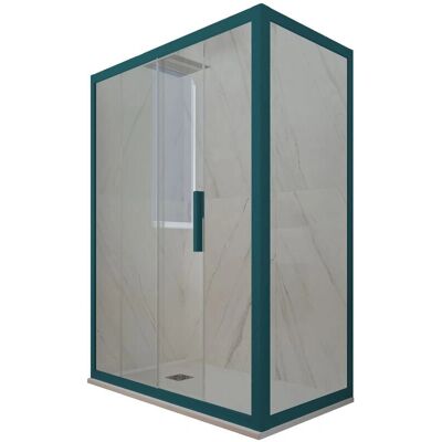 FORTE - Mampara de ducha reversible 80x120cm - Calidad italiana FORTE - Mampara de ducha reversible 80x120cm - Calidad italiana