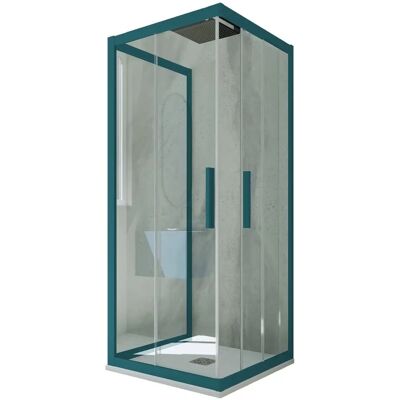 Forte Mampara de ducha reversible - 3 lados 70x120x70 cm Forte Mampara de ducha reversible - 3 lados 70x120x70 cm