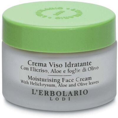 L'Erbolario - Crema Hidratante Facial - Aloe, Elicriso, Olivo L'Erbolario - Crema Hidratante Facial - Aloe, Elicriso, Olivo