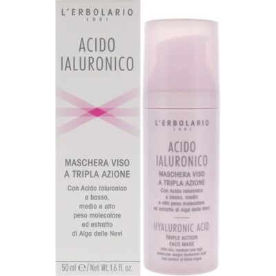 L'Erbolario Mascarilla de Ácido Hialurónico de Triple Acción - Mascarilla Facial L'Erbolario Mascarilla de Ácido Hialurónico de Triple Acción - Mascarilla Facial
