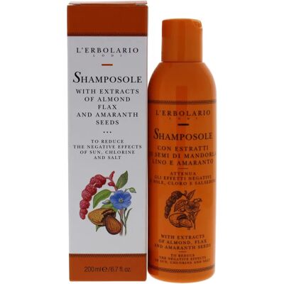 L'Erbolario Mandel-, Leinsamen-, Amarant-Extrakt Shampoo - Alle Haartypen L'Erbolario Mandel-, Leinsamen-, Amarant-Extrakt Shampoo - Alle Haartypen