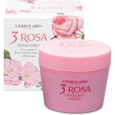 L'Erbolario 3 Rosen Körpercreme - Rosa, Pink Pfeffer - Körpercreme L'Erbolario 3 Rosen Körpercreme - Rosa, Pink Pfeffer - Körpercreme