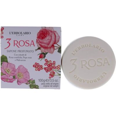 Jabón perfumado 3 Rosas - Feminino, Limpieza Profunda, Ingredientes Naturales Jabón perfumado 3 Rosas - Feminino, Limpieza Profunda, Ingredientes Naturales