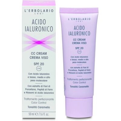 L'Erbolario Crema CC de Caramelo con Ácido Hialurónico - Rostro SPF20 L'Erbolario Crema CC de Caramelo con Ácido Hialurónico - Rostro SPF20