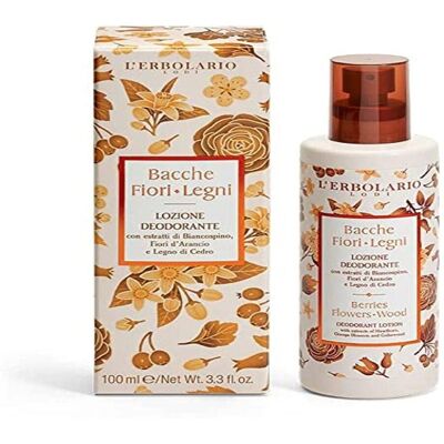 L'Erbolario Deodorant Lotion mit Beeren, Blumen und Hölzern 100ml L'Erbolario Deodorant Lotion mit Beeren, Blumen und Hölzern 100ml
