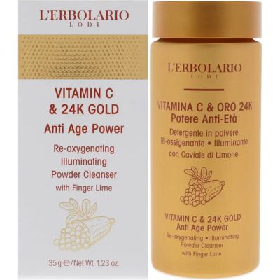 L'Erbolario Vitamin C & Gold Gesichtsreinigung - Anti-Aging & Aufhellung L'Erbolario Vitamin C & Gold Gesichtsreinigung - Anti-Aging & Aufhellung
