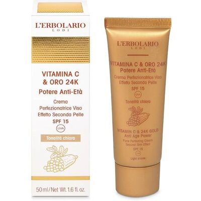 L'Erbolario Crema Viso Vitamina C & Oro 24k - Anti-Age, SPF 15 L'Erbolario Crema Viso Vitamina C & Oro 24k - Anti-Age, SPF 15
