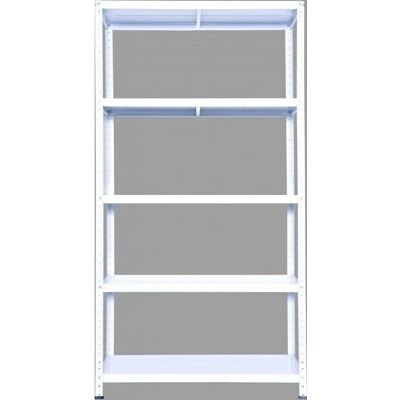 GRIMA Scaffale in metallo bianco 100x40x187cm - Scaffale GRIMA Scaffale in metallo bianco 100x40x187cm - Scaffale