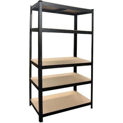Scaffale in metallo e legno nero Grima Roby - Scaffale Scaffale in metallo e legno nero Grima Roby - Scaffale