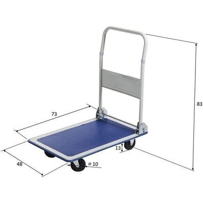 GRIMA - Carretilla de plataforma 150kg - 73x47x83H - Platform trolley GRIMA - Carretilla de plataforma 150kg - 73x47x83H - Platform trolley
