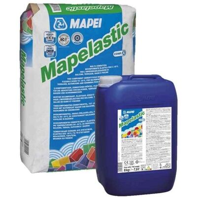 Kit impermeabilizzante Mapelastic Bicomponente MAPEI - 32 Kg Kit impermeabilizzante Mapelastic Bicomponente MAPEI - 32 Kg
