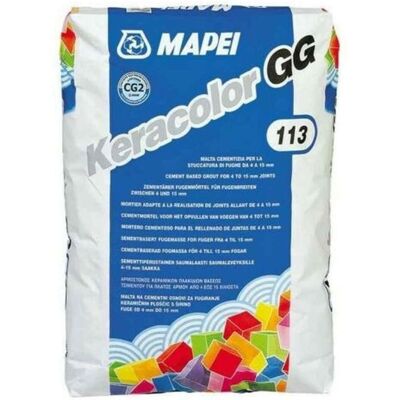 Mapei Keracolor GG Cemento Grigio 25kg - Grout per piastrelle Mapei Keracolor GG Cemento Grigio 25kg - Grout per piastrelle