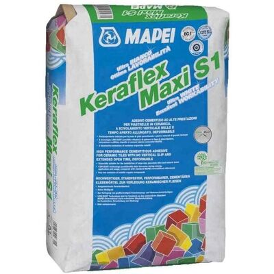 Mapei Keraflex Maxi S1 Bílý 23kg Lepidlo - Vysoce Výkonná Cementsložka Mapei Keraflex Maxi S1 Bílý 23kg Lepidlo - Vysoce Výkonná Cementsložka