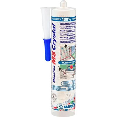 Uszczelniacz Mapei Mapeflex MS Crystal - Przezroczysty uszczelniacz do użytku wewnętrznego i zewnętrznego Uszczelniacz Mapei Mapeflex MS Crystal - Przezroczysty uszczelniacz do użytku wewnętrznego i zewnętrznego