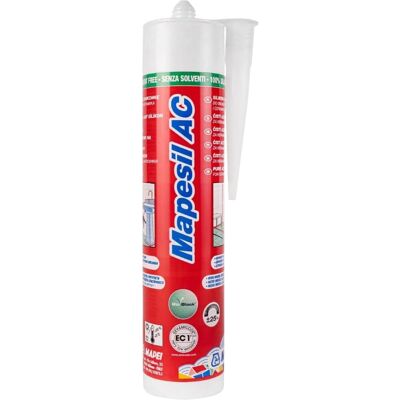Mapei Mapesil AC Mastic - Silicone sanitaire, Biscuit, 310 ml - Publicité Mapei Mapesil AC Mastic - Silicone sanitaire, Biscuit, 310 ml - Publicité