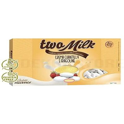 Maxtris TwoMilk Chantilly e Fragoline Confetti - Confetteria Maxtris TwoMilk Chantilly e Fragoline Confetti - Confetteria