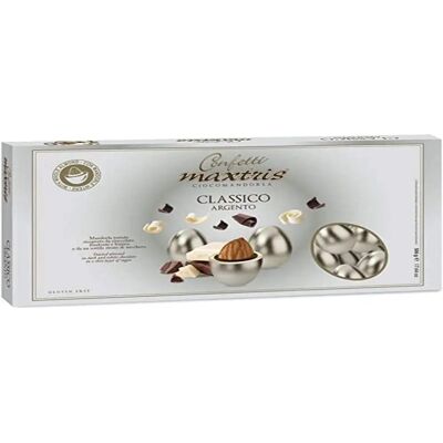 Confetti Classico Argento Maxtris - 500g Confetti Classico Argento Maxtris - 500g
