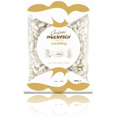 Maxtris Twist Bianco 1kg - Confetti Maxtris Twist Bianco 1kg - Confetti