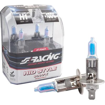 Ampoule Halogène Blanc Hyper HS1 - H1, 12V/55W, Paire Ampoule Halogène Blanc Hyper HS1 - H1, 12V/55W, Paire