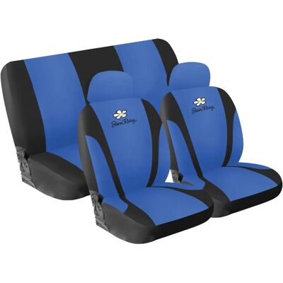 Simoni Racing Seat Cover Set Daisy - Blue - 8 Pieces - Seat Type Simoni Racing Seat Cover Set Daisy - Blue - 8 Pieces - Seat Type