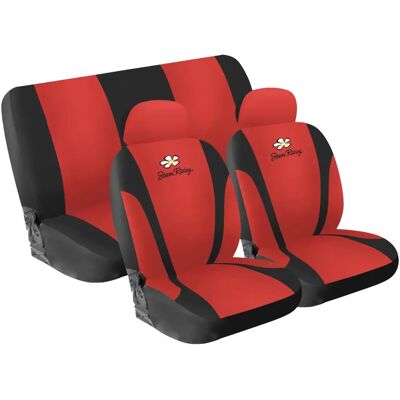Funda de Asiento Simoni Racing Daisy - Rojo - 8 Piezas - Fundas de Asiento - Ajuste Universal Funda de Asiento Simoni Racing Daisy - Rojo - 8 Piezas - Fundas de Asiento - Ajuste Universal
