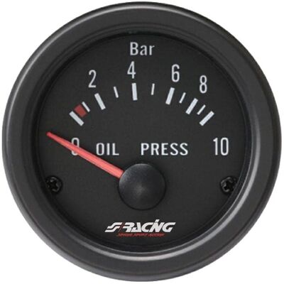 Simoni Racing OP/B Elektrischer Öldrucksensor - Retro Beleuchteter, Weißes Zifferblatt Simoni Racing OP/B Elektrischer Öldrucksensor - Retro Beleuchteter, Weißes Zifferblatt