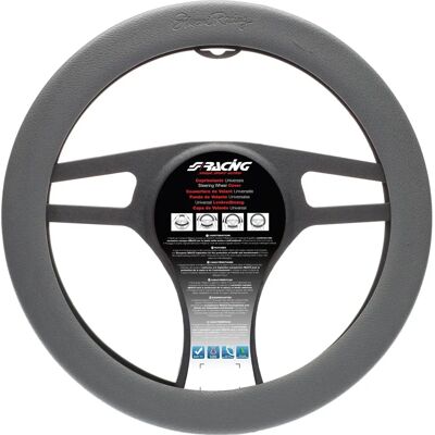 Simoni Racing Grå Silikonskydd för Ratt - 37-39cm - Bättre Grepp & Komfort Simoni Racing Grå Silikonskydd för Ratt - 37-39cm - Bättre Grepp & Komfort