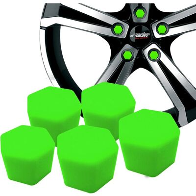 Simoni Racing - SoftSil 19mm - Verde - cappucci dado ruota - 20 pezzi Simoni Racing - SoftSil 19mm - Verde - cappucci dado ruota - 20 pezzi