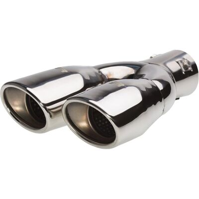 Embellecedor de escape Simoni Racing Doble Oval - 220x67mm - Ajuste universal Embellecedor de escape Simoni Racing Doble Oval - 220x67mm - Ajuste universal