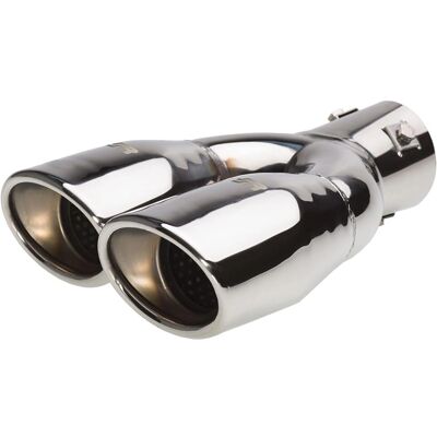 Embout d'Échappement Simoni Racing Double Ovale Incliné - 220x67mm - Fixation Gauche - Type d'Échappement Embout d'Échappement Simoni Racing Double Ovale Incliné - 220x67mm - Fixation Gauche - Type d'Échappement