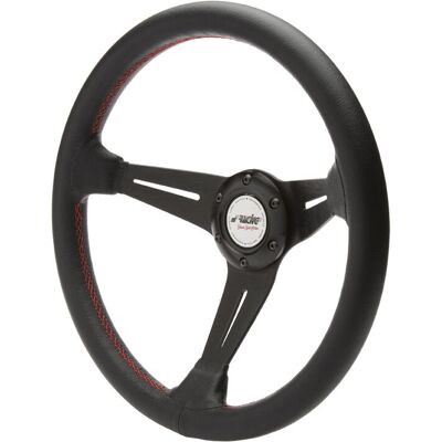 Simoni Racing Sport Ratt Class 350mm - Zwart leer - Stuurwiel Simoni Racing Sport Ratt Class 350mm - Zwart leer - Stuurwiel