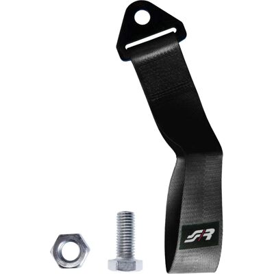Simoni Racing Towing Belt - Black - 3000kg - 28cm - Towing Belt Simoni Racing Towing Belt - Black - 3000kg - 28cm - Towing Belt