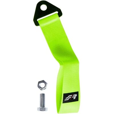 Simoni Racing Towing Belt - 28cm Fluorescent Yellow/Green - Max 3000kg Simoni Racing Towing Belt - 28cm Fluorescent Yellow/Green - Max 3000kg