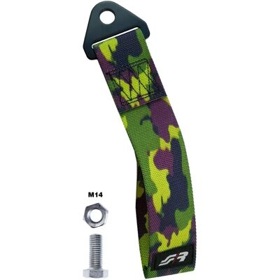Ceinture de Remorquage Simoni Racing Camouflage Vert - 26cm - Max 3000kg Ceinture de Remorquage Simoni Racing Camouflage Vert - 26cm - Max 3000kg