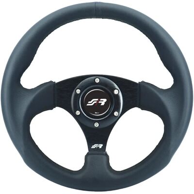 Simoni Racing Rolle - EcoLäder Svart - 300mm Diameter - Styrhjul Simoni Racing Rolle - EcoLäder Svart - 300mm Diameter - Styrhjul