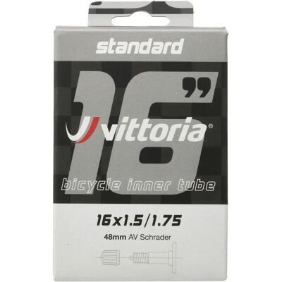 Chambres Vittoria VTT - Pack de 20, Valve Schrader, 16x1.5/1.75 Chambres Vittoria VTT - Pack de 20, Valve Schrader, 16x1.5/1.75
