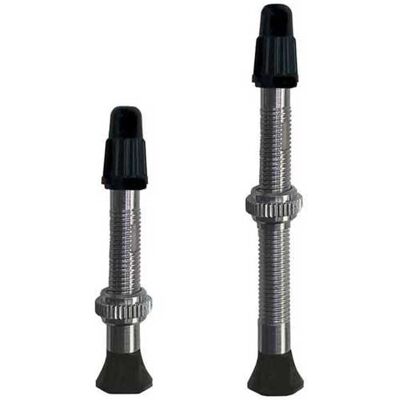Vittoria Singleway Tubeless Ventielen - 40mm - Zilver Vittoria Singleway Tubeless Ventielen - 40mm - Zilver