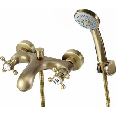 Vasca da incasso Aquapro bronzo con doccetta flessibile Vasca da incasso Aquapro bronzo con doccetta flessibile
