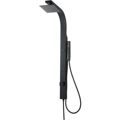 Colonna Doccia Aquapro Elisa 2.0 - Pannello in Acciaio, 2 Getti, Soffione Slim, 150cm Tubo Colonna Doccia Aquapro Elisa 2.0 - Pannello in Acciaio, 2 Getti, Soffione Slim, 150cm Tubo