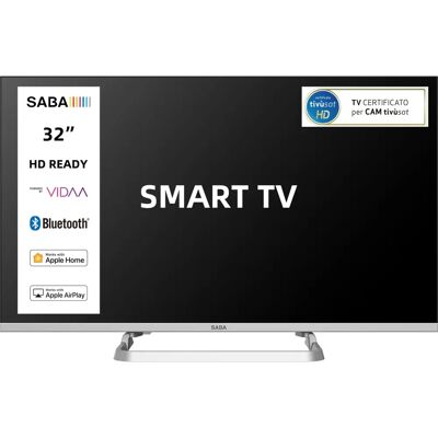 SABA SA32SM10VDA TV HD Smart Wi-Fi Grigia 32" SABA SA32SM10VDA TV HD Smart Wi-Fi Grigia 32"