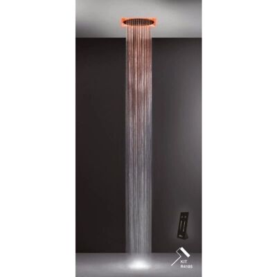 Gessi Afilo - Sistema de ducha multifuncional - Luz de terapia de color Gessi Afilo - Sistema de ducha multifuncional - Luz de terapia de color