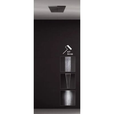 Gessi Minimali - Sistema de ducha empotrado 350x350 lluvia, oleada, niebla Gessi Minimali - Sistema de ducha empotrado 350x350 lluvia, oleada, niebla