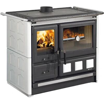La Nordica - Rosa XXL VST Maiolica - Bianco - 8.5 kW - Camino La Nordica - Rosa XXL VST Maiolica - Bianco - 8.5 kW - Camino
